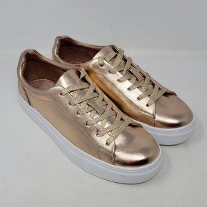 Madden Girl Women's Kitten Golden Sneakers